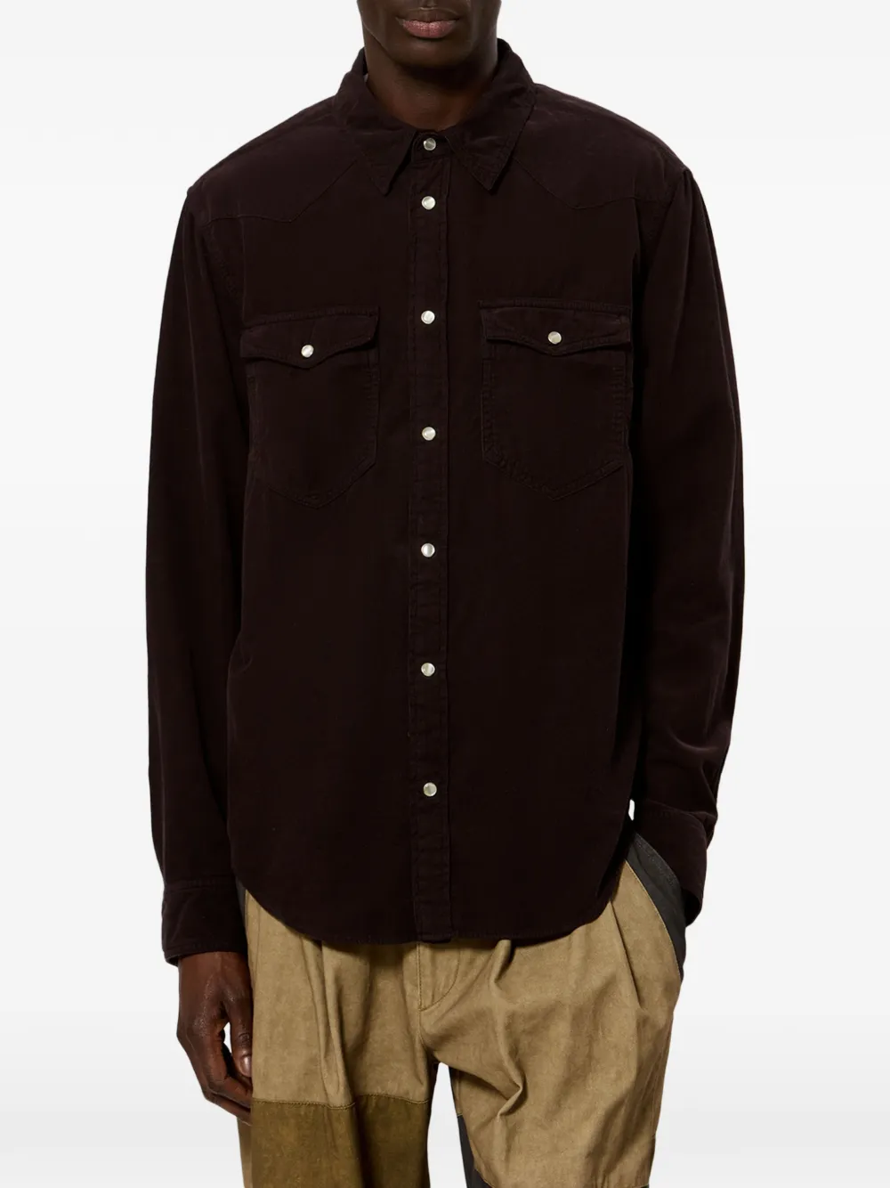 MARANT Vasco overhemd Bruin