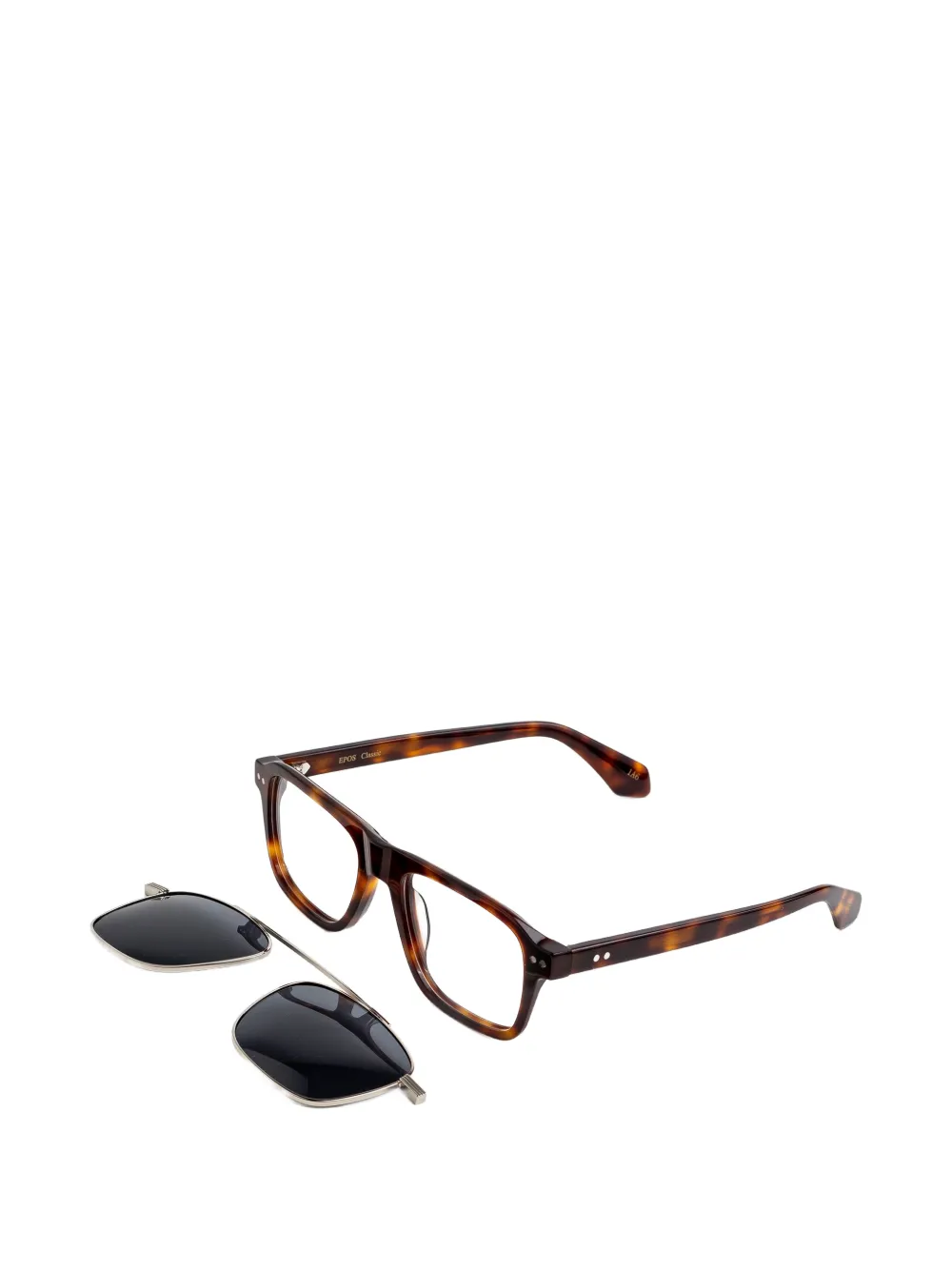 Epos Sam clip-on bril Bruin