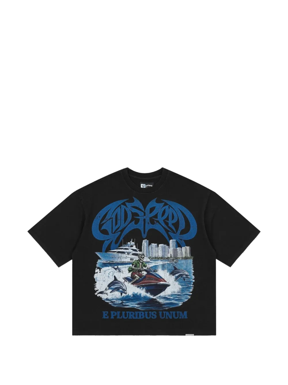 GODSPEED Wave Runner graphic-print T-shirt - Nero
