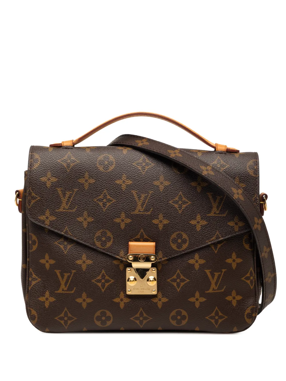 Louis Vuitton Pre-Owned 2016 Monogram Pochette Metis satchel - Marrone
