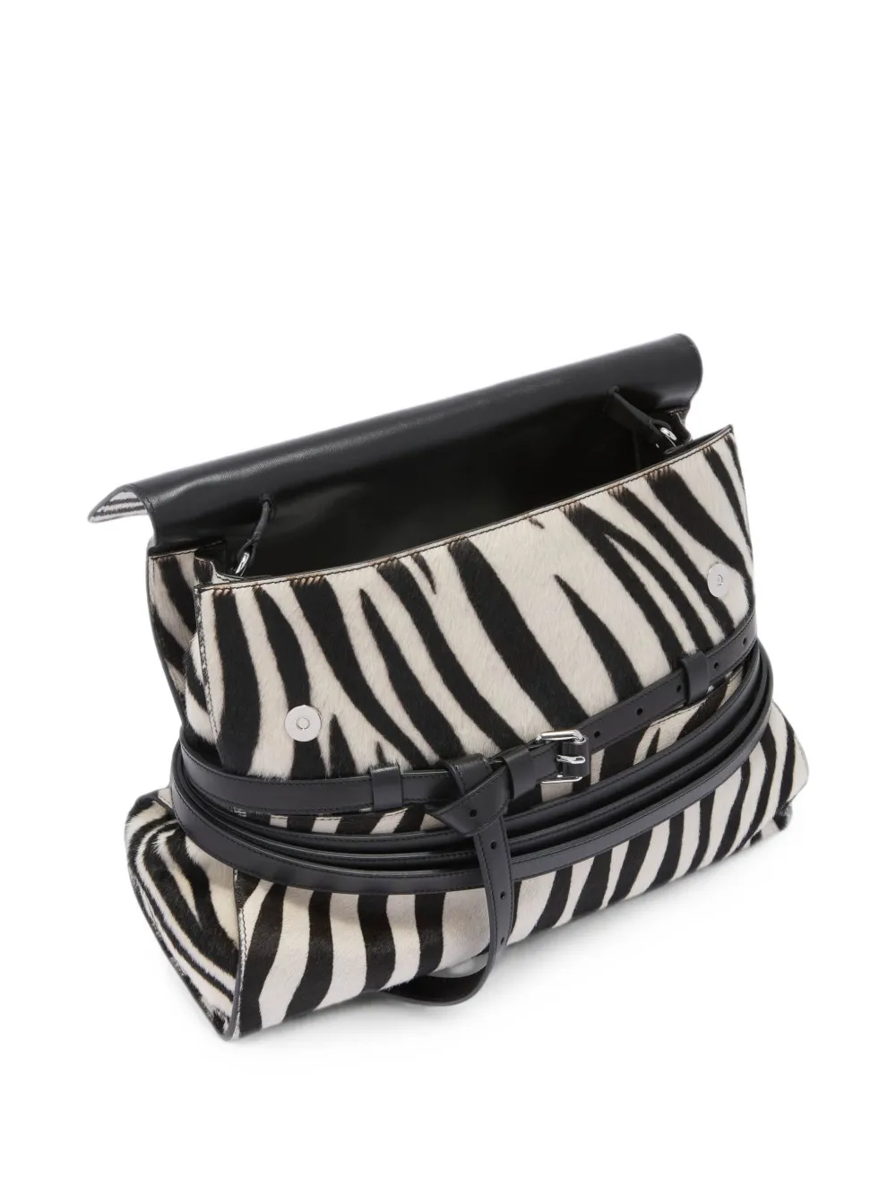 Moschino tote bag met zebraprint Wit