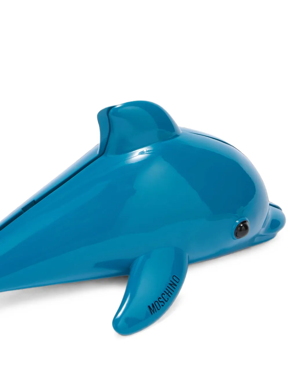 Moschino Dolfijnvormige schoudertas Blauw