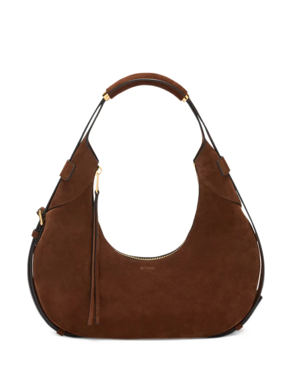 Moschino suede shoulder bag - Marrone