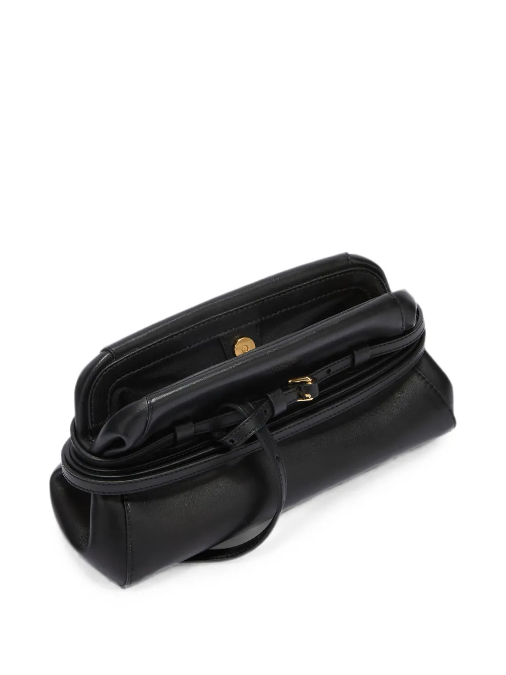 Moschino Clutch met riem-detail Zwart