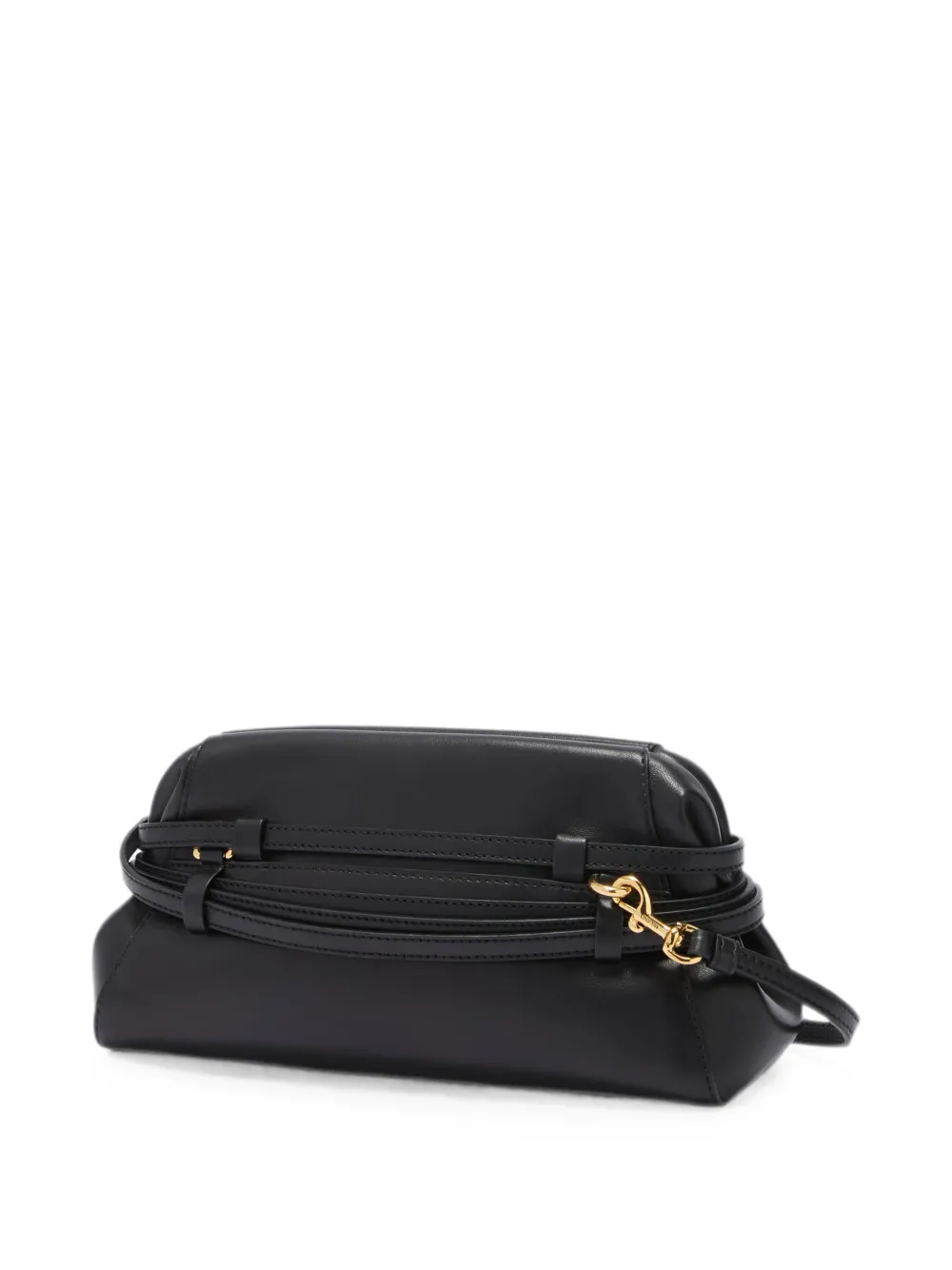 Moschino Clutch met riem-detail Zwart