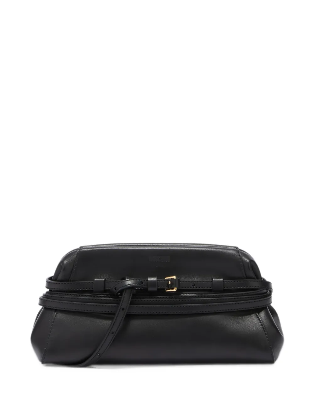Moschino Clutch met riem-detail Zwart
