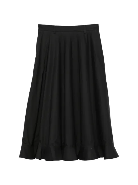 Moschino falda midi con volantes en el dobladillo