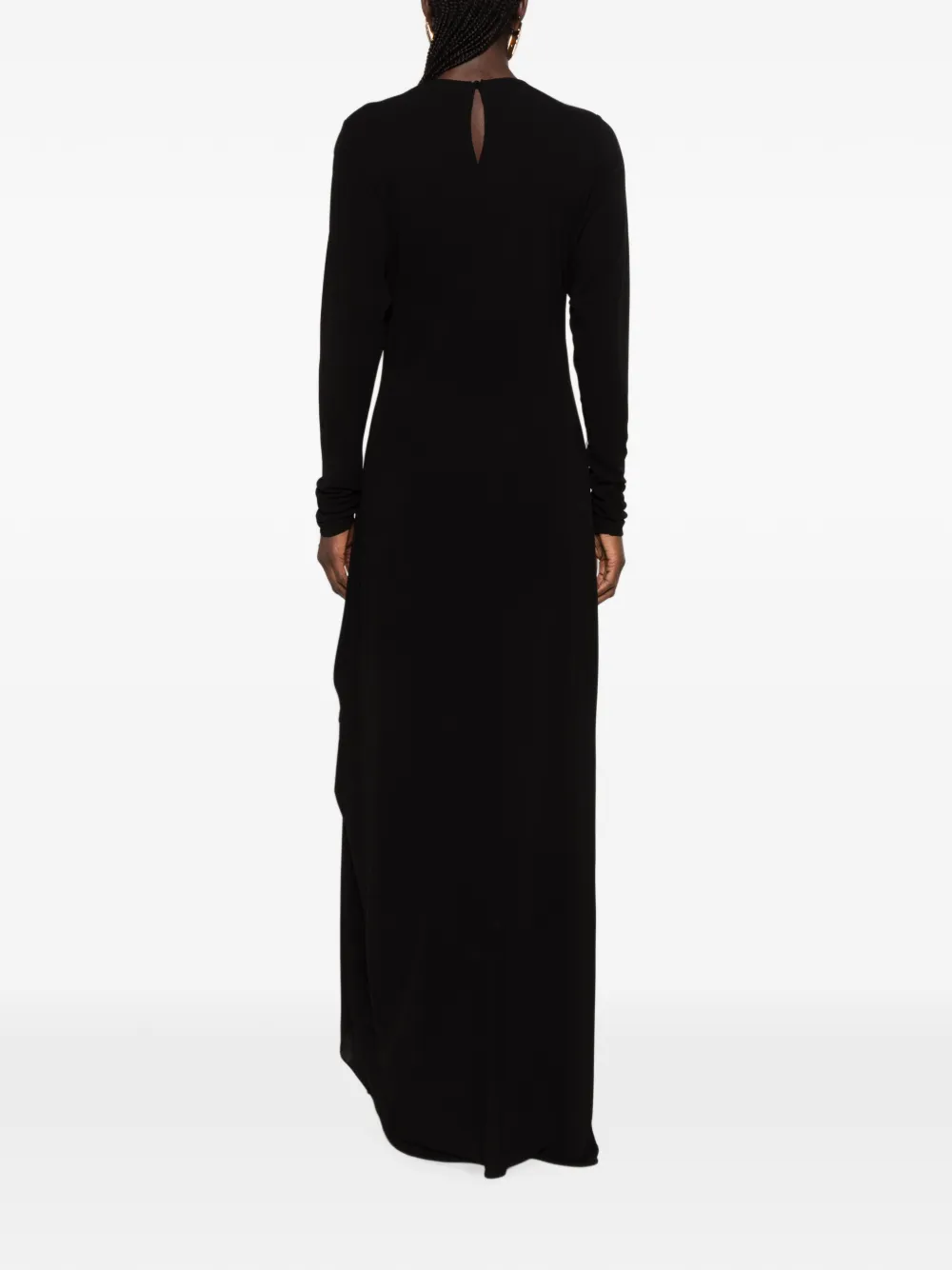 Moschino Maxi-jurk met strikdetail Zwart