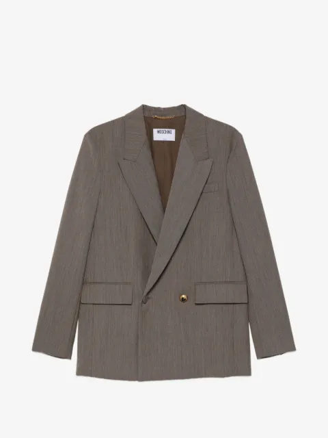 Moschino double-breasted heart-button blazer