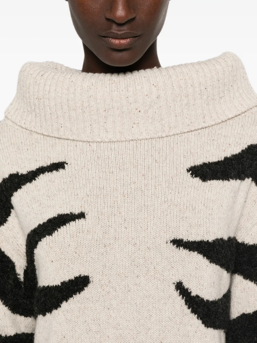 Moschino Mini-jurk met lange mouwen Beige