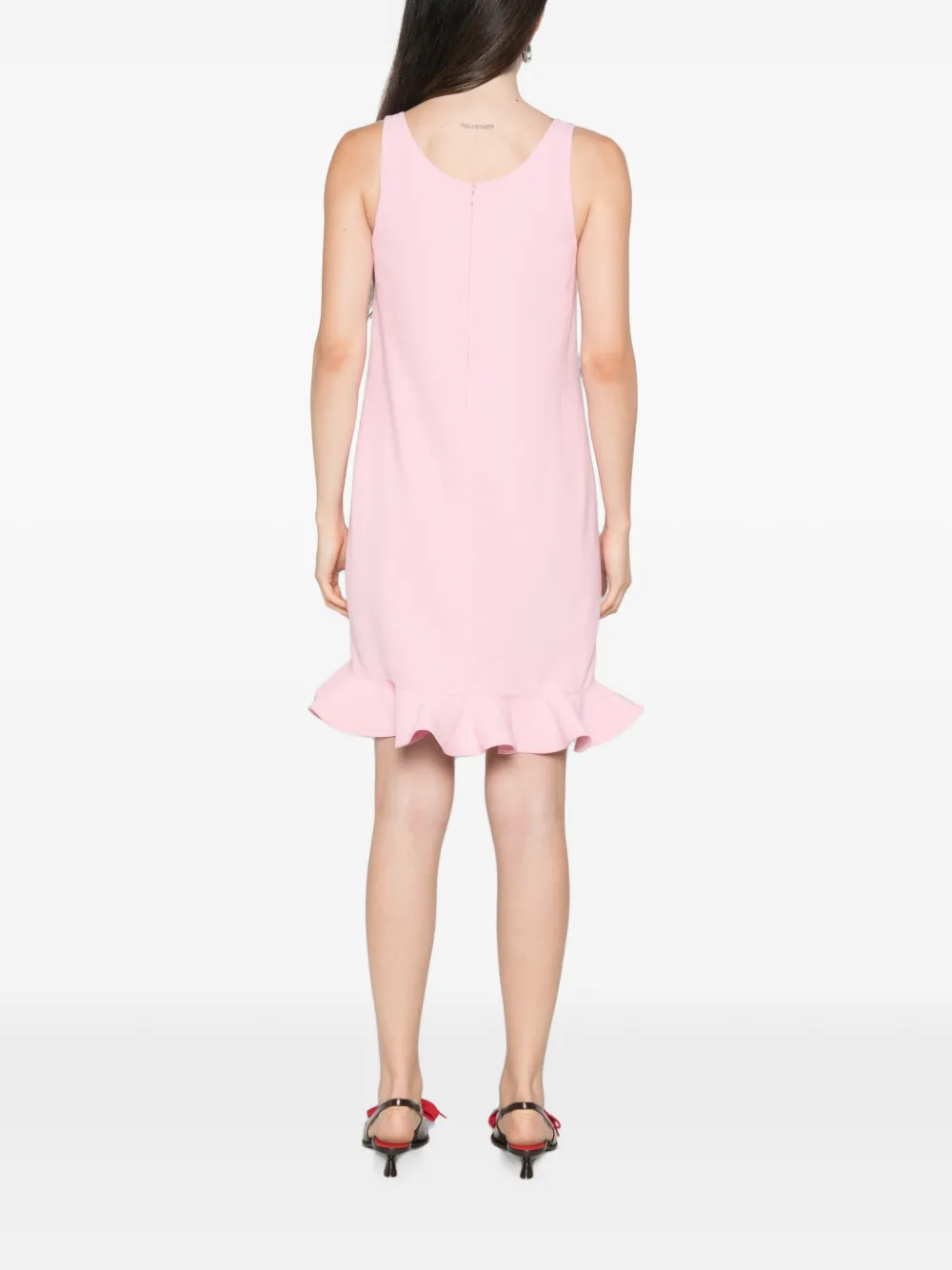 Moschino Mini-jurk met ruches Roze