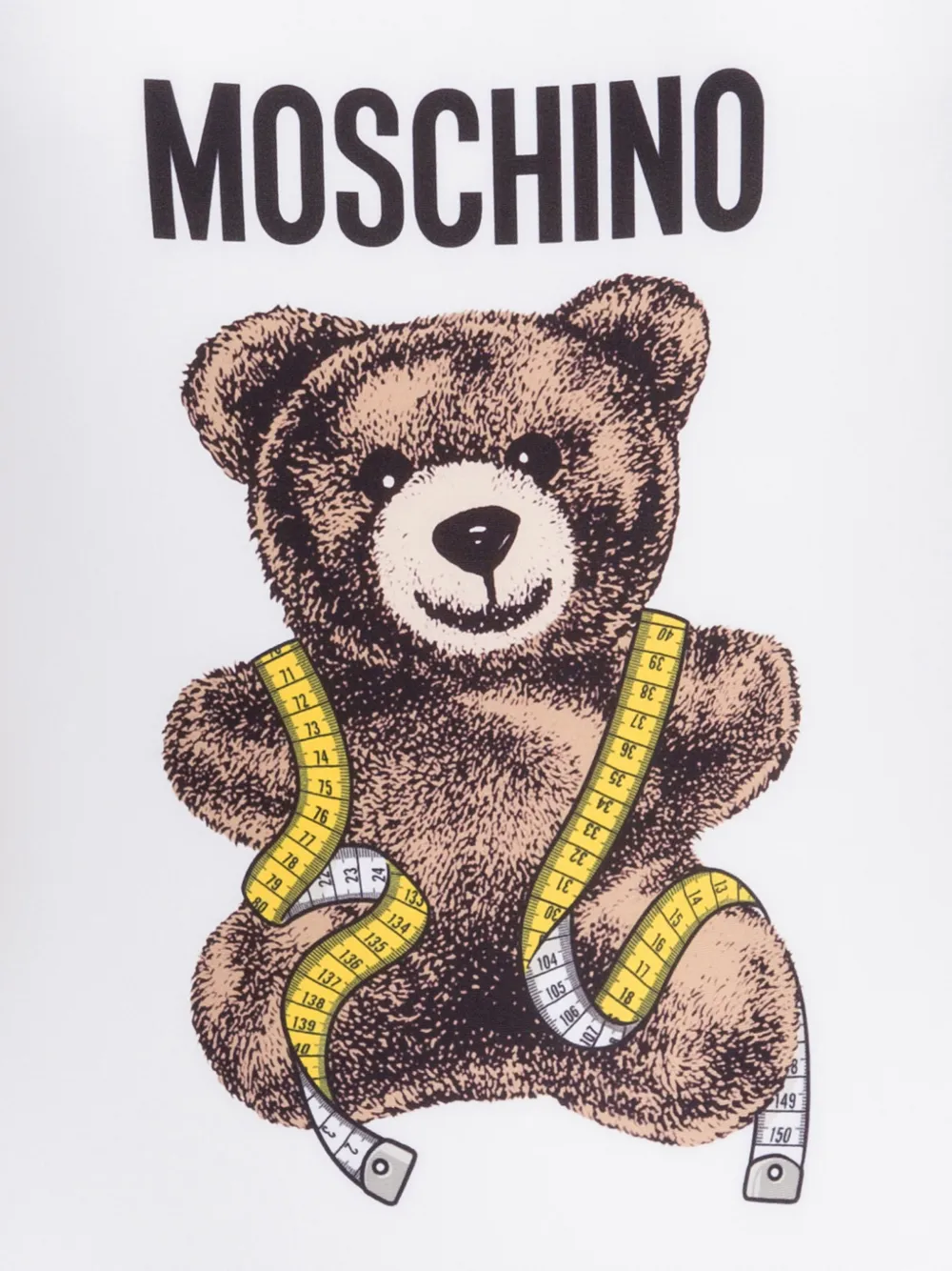 Moschino Teddy Bear badpak met logo Wit