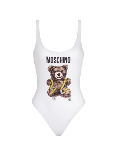 Moschino traje de baño con logo Teddy Bear