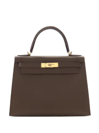 Hermès Pre-Owned 2022 Veau Madame Kelly Sellier II 28 Satchel