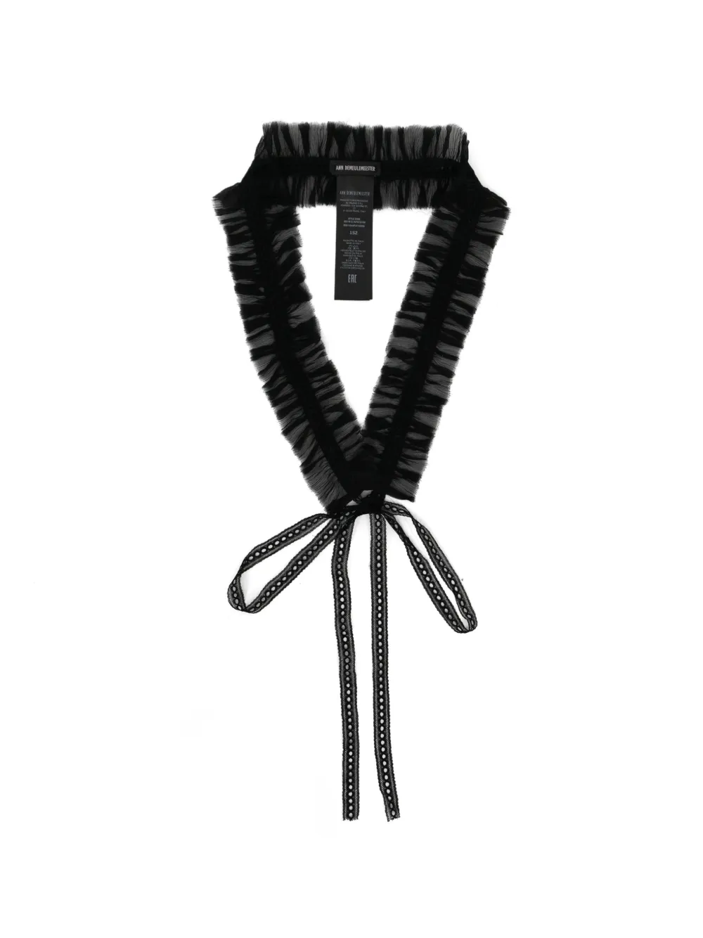 Ann Demeulemeester Jody Ruffled Collar In Black
