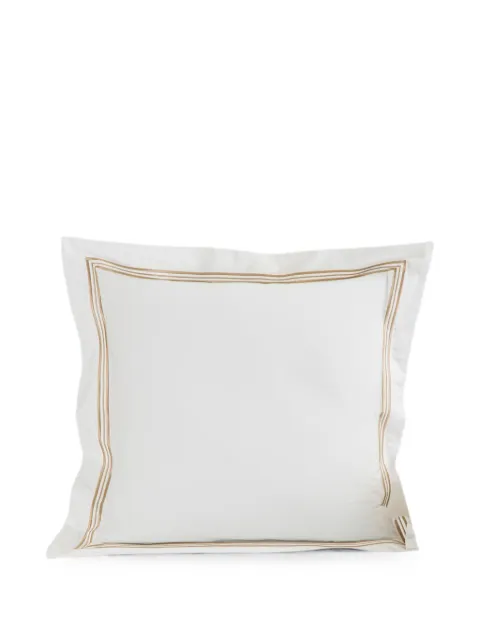 Frette Triplo Bourdon embroidered sham