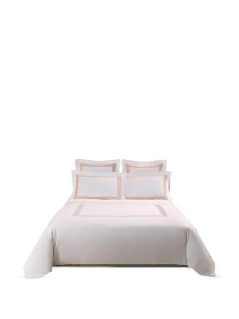 Frette contrast-border cotton bed set