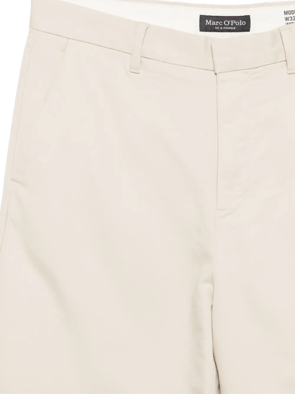 Marc O'Polo Mosbo broek met wijde pijpen Beige