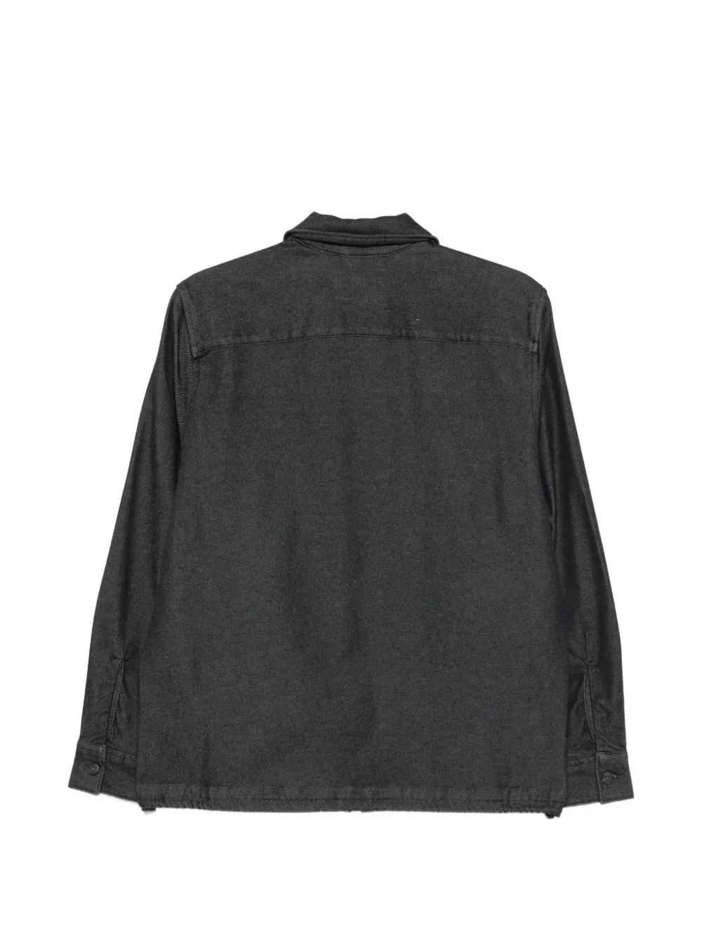 Marc O'Polo Shirtjack met opgestikte zak Grijs