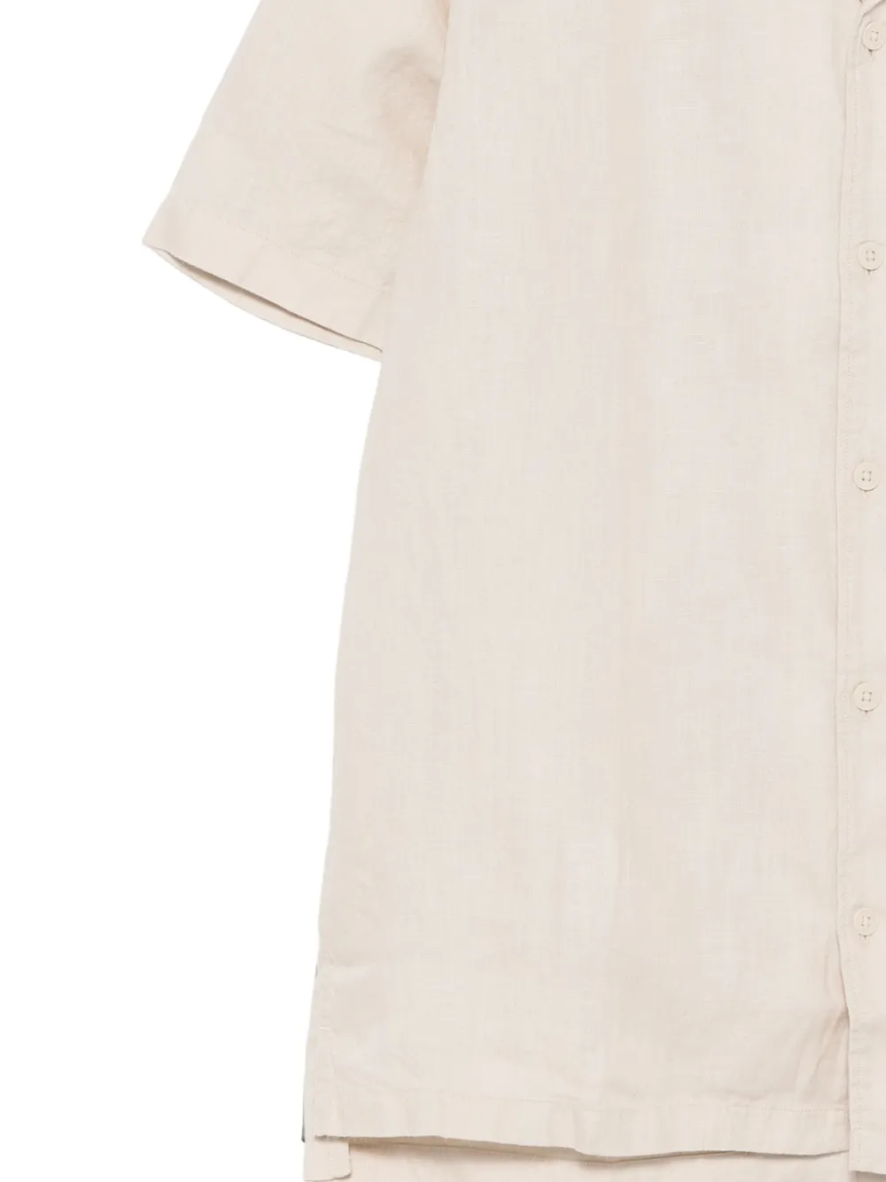 Marc O'Polo overhemd met korte mouwen Beige
