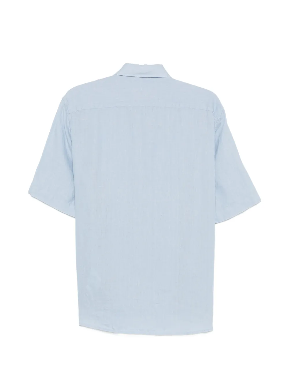 Marc O'Polo overhemd met korte mouwen Blauw