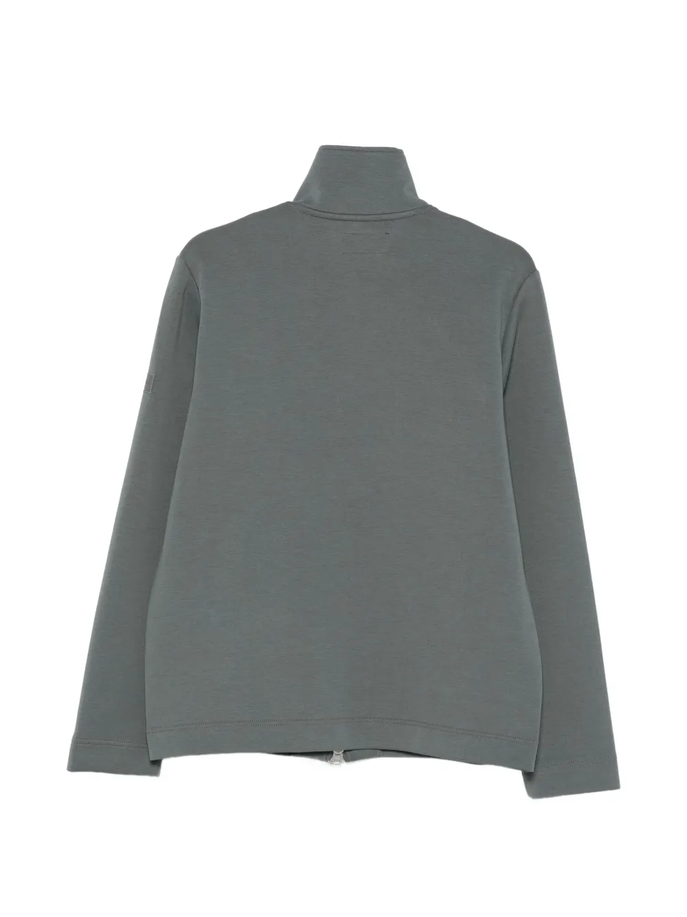 Marc O'Polo Sweater met ritssluiting en klepzak Grijs