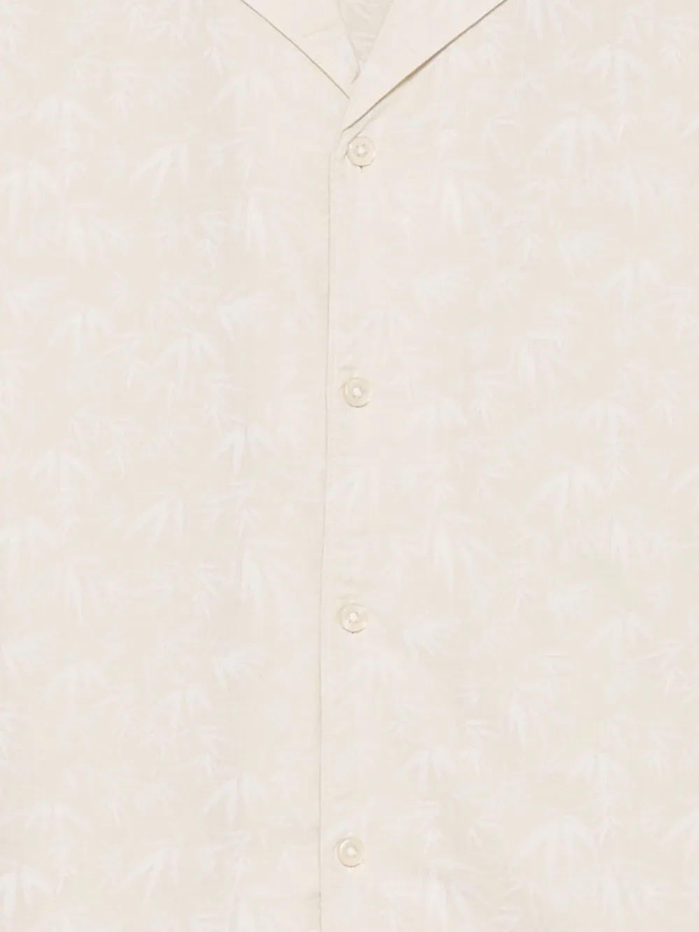 Marc O'Polo Overhemd met bladerprint Beige