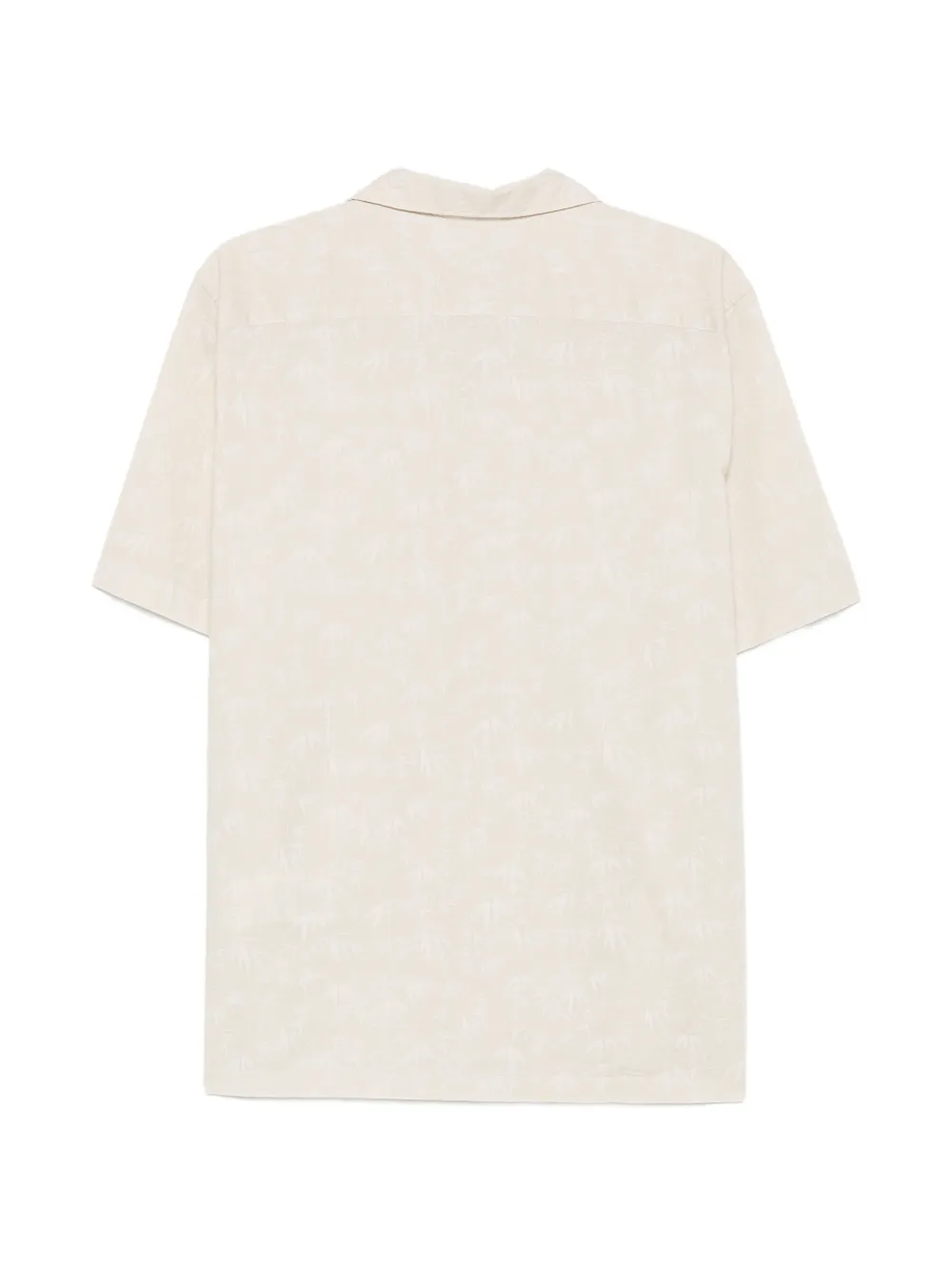 Marc O'Polo Overhemd met bladerprint Beige
