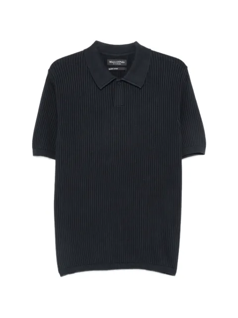 Marc O'Polo ribbed-knit polo shirt