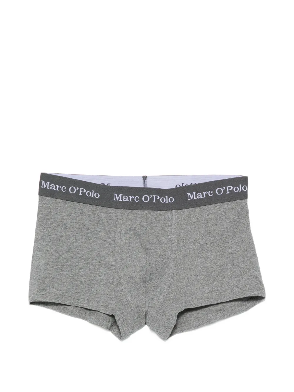 Marc O'Polo Drie boxershorts met logoband Grijs