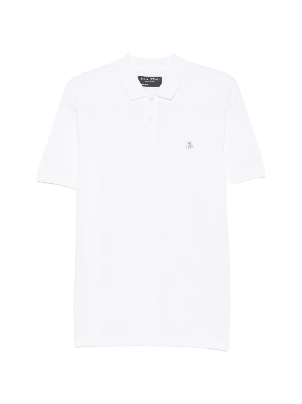 Marc O'Polo logo-embroidered polo shirt - Weiß