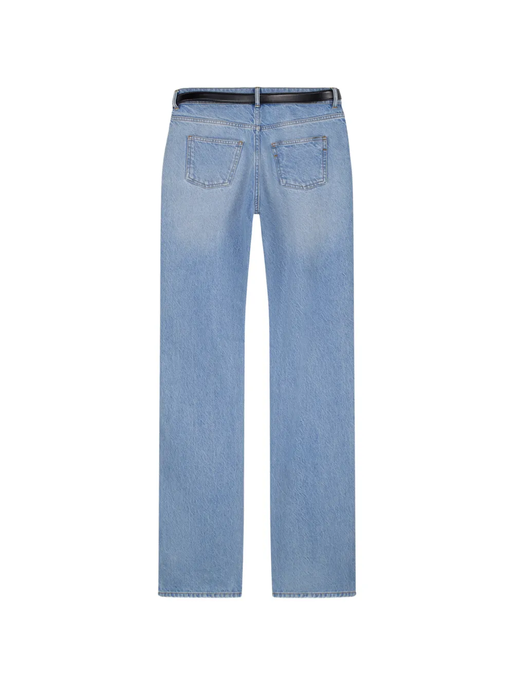 Coperni Jeans met hangend vlak Blauw