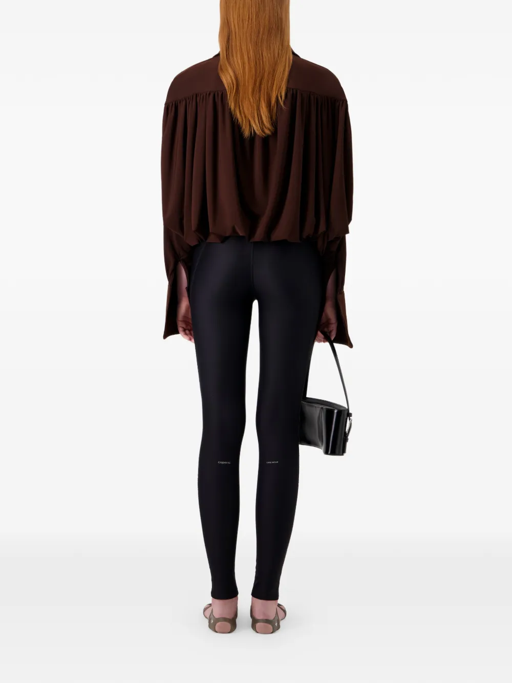 Coperni Gedrapeerde body Rood