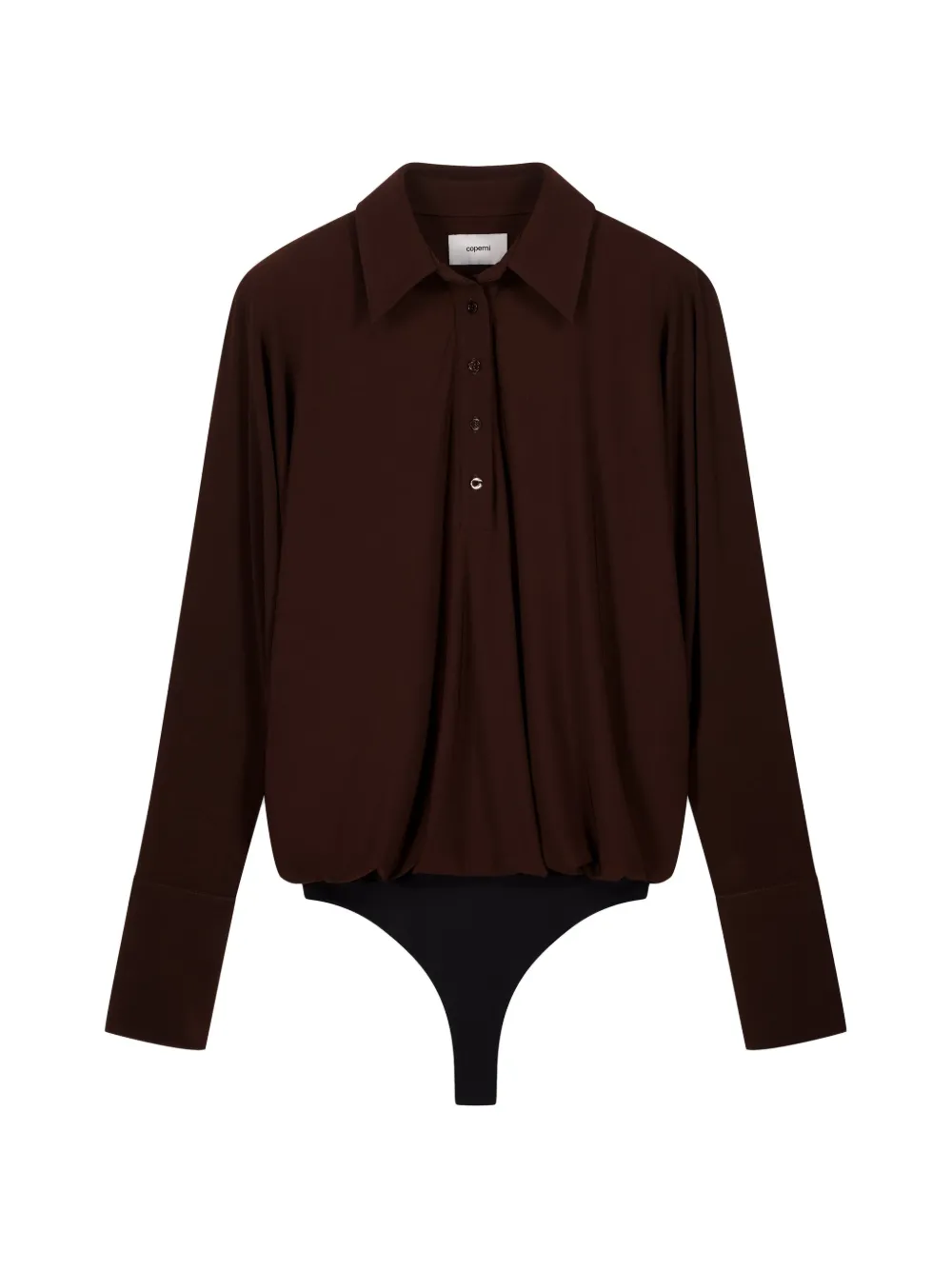 Coperni draped boxy bodysuit - Rot