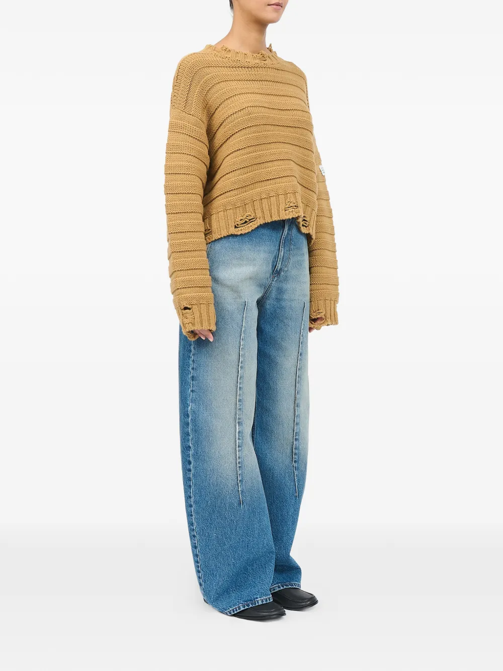 MM6 Maison Margiela Wollen trui Beige