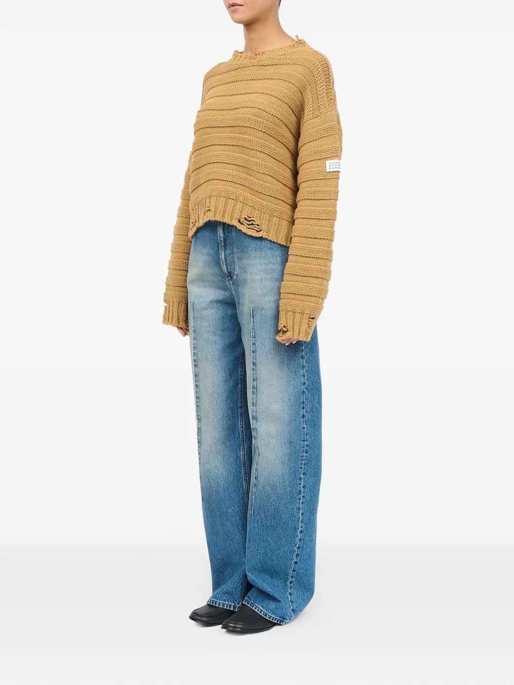 MM6 Maison Margiela Wollen trui Beige