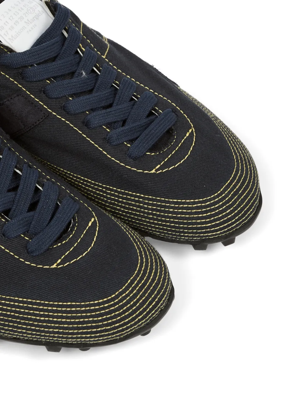 Maison Margiela Sprinters sneakers met contrasterend stiksel Blauw