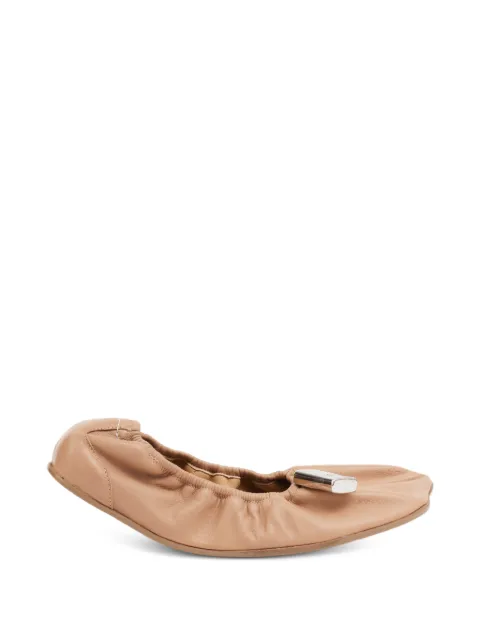 MM6 Maison Margiela Anatomic numeric-tag ballet flats