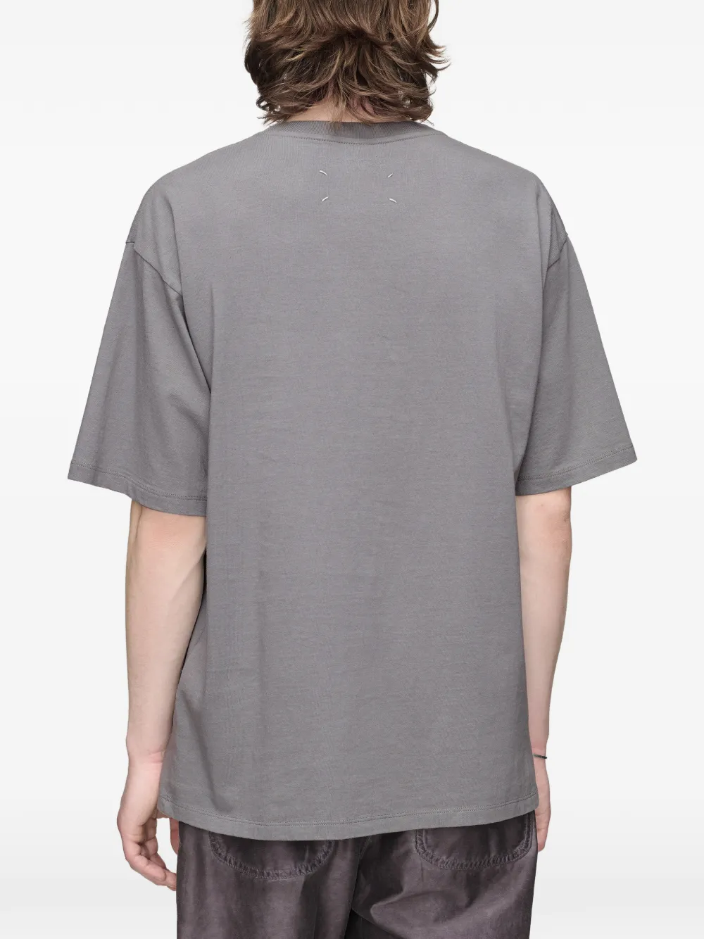 Maison Margiela Gelaagd T-shirt Grijs