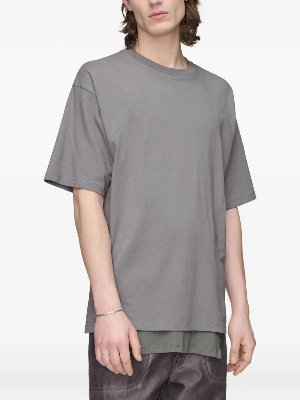 Maison Margiela Gelaagd T-shirt Grijs