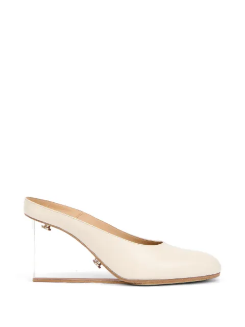 Maison Margiela plexi wedge mules