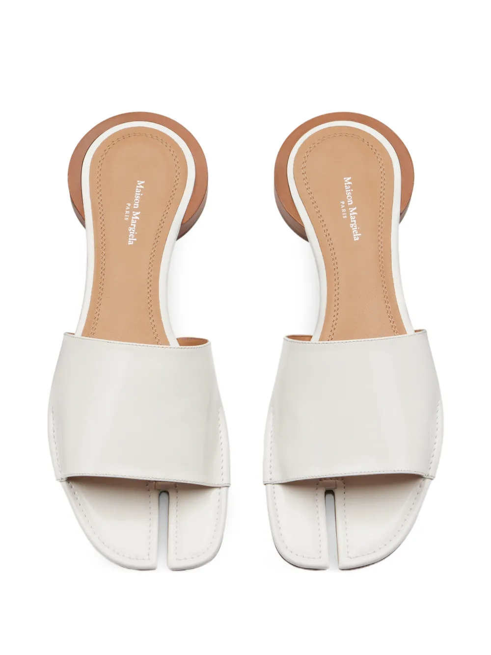 Maison Margiela Tabi flat mules Wit