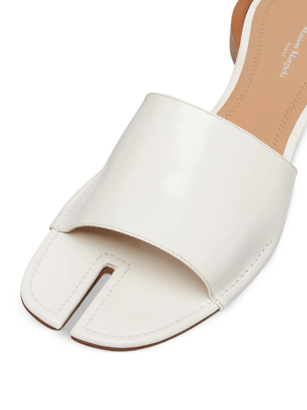 Maison Margiela Tabi flat mules Wit