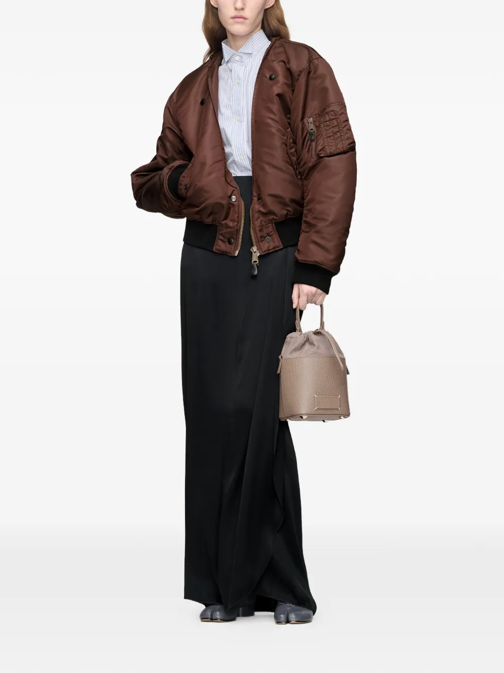 Maison Margiela Omkeerbaar bomberjack Bruin