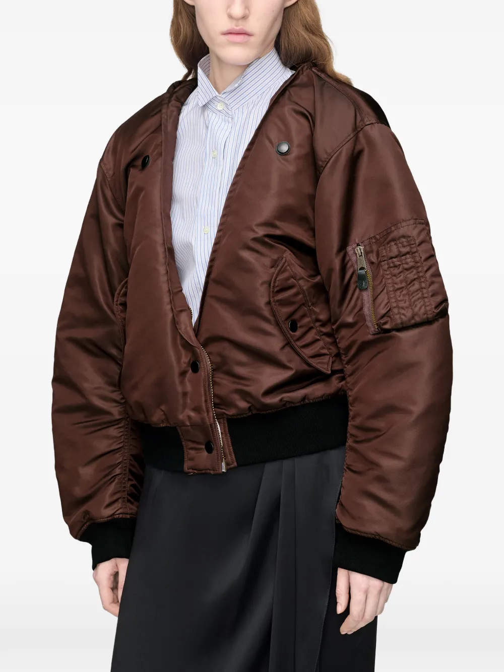 Maison Margiela Omkeerbaar bomberjack Bruin