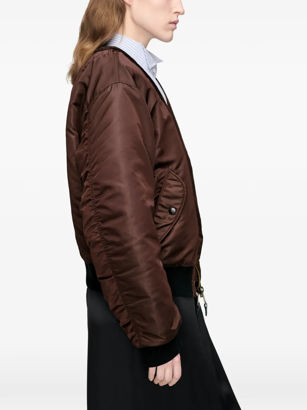 Maison Margiela Omkeerbaar bomberjack Bruin