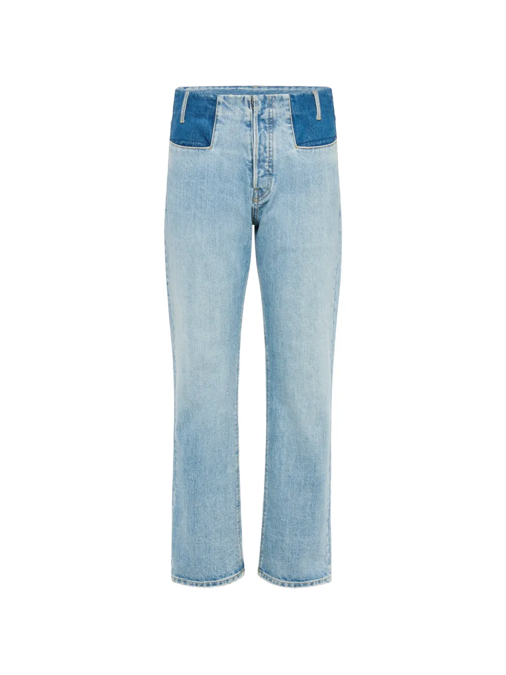 Maison Margiela patchwork four white stitches jeans - Blu