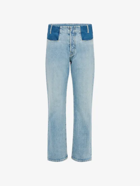 Maison Margiela jeans con diseño patchwork