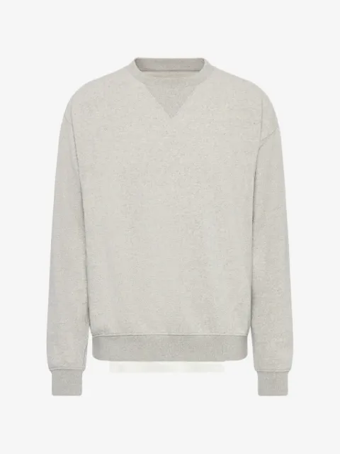 Maison Margiela double-layered raw-hem sweatshirt