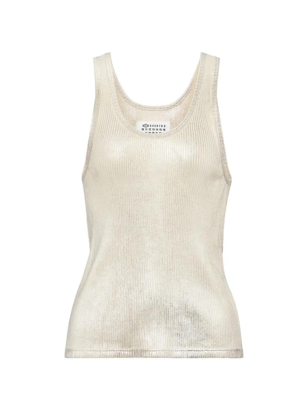 Maison Margiela Canotta a coste - Toni neutri